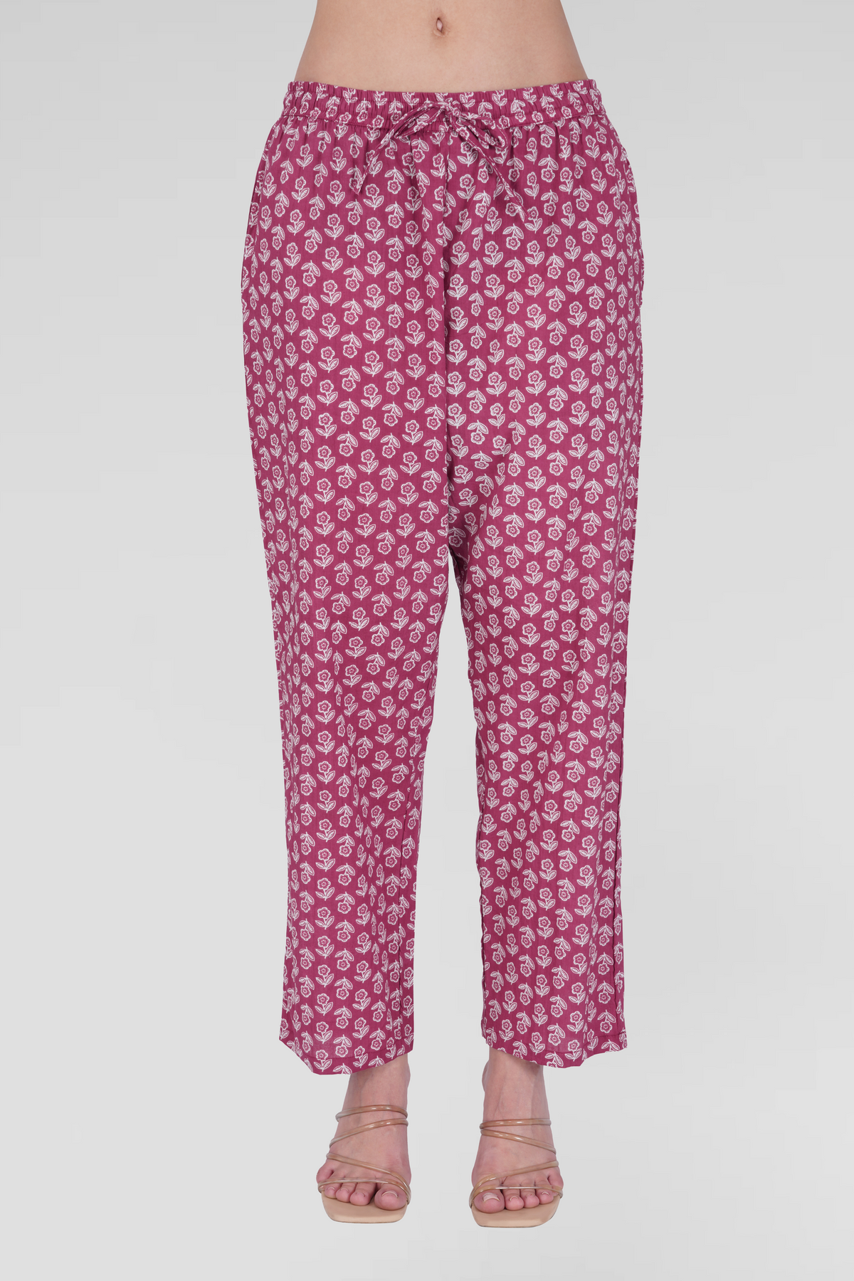 Grape Kiss Cotton Printed Pyjama Set