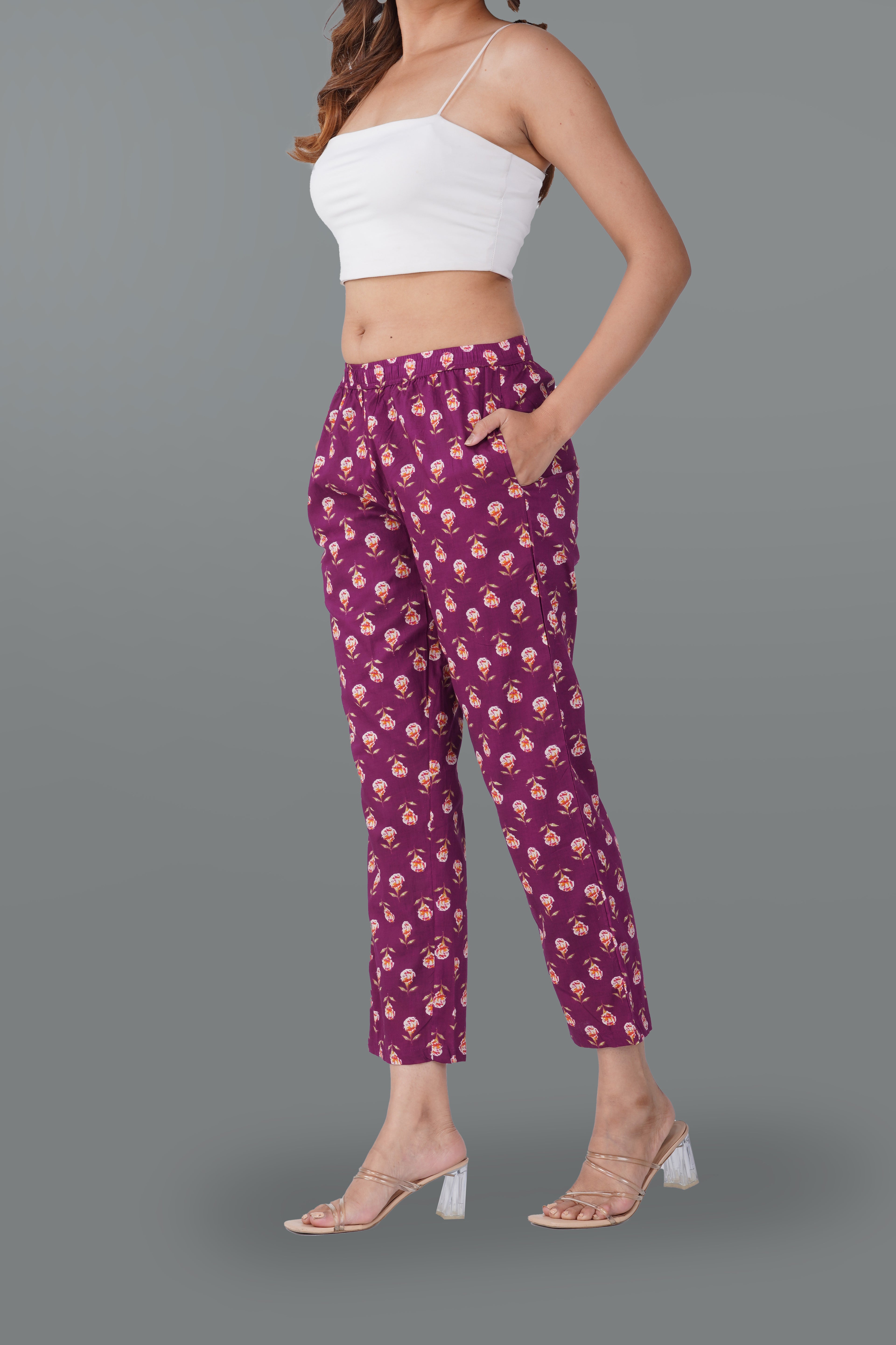 Mulberry Cotton Printed Bottom