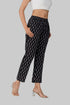 Black Cotton Printed Bottom