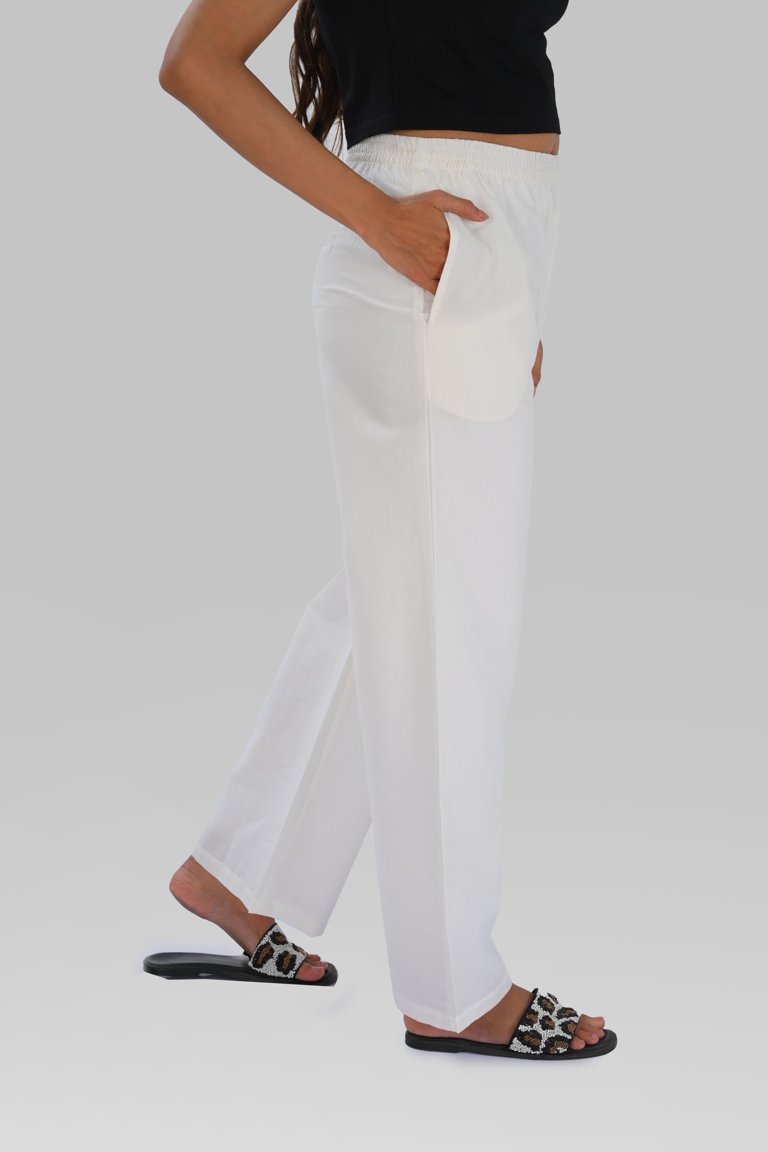 Black Cotton Printed Kurta Set