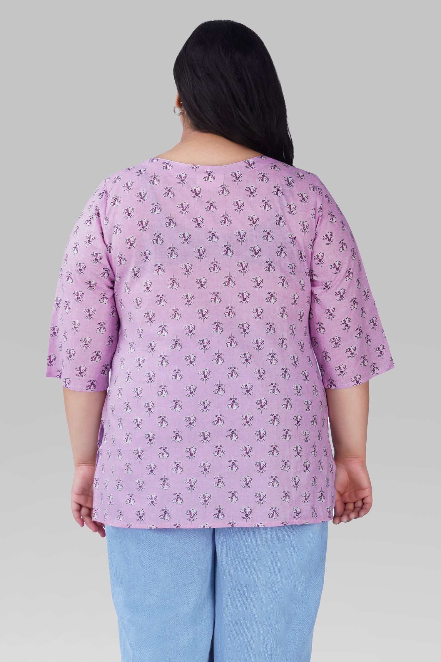 Cotton Candy Plus Size Cotton Printed Kurti