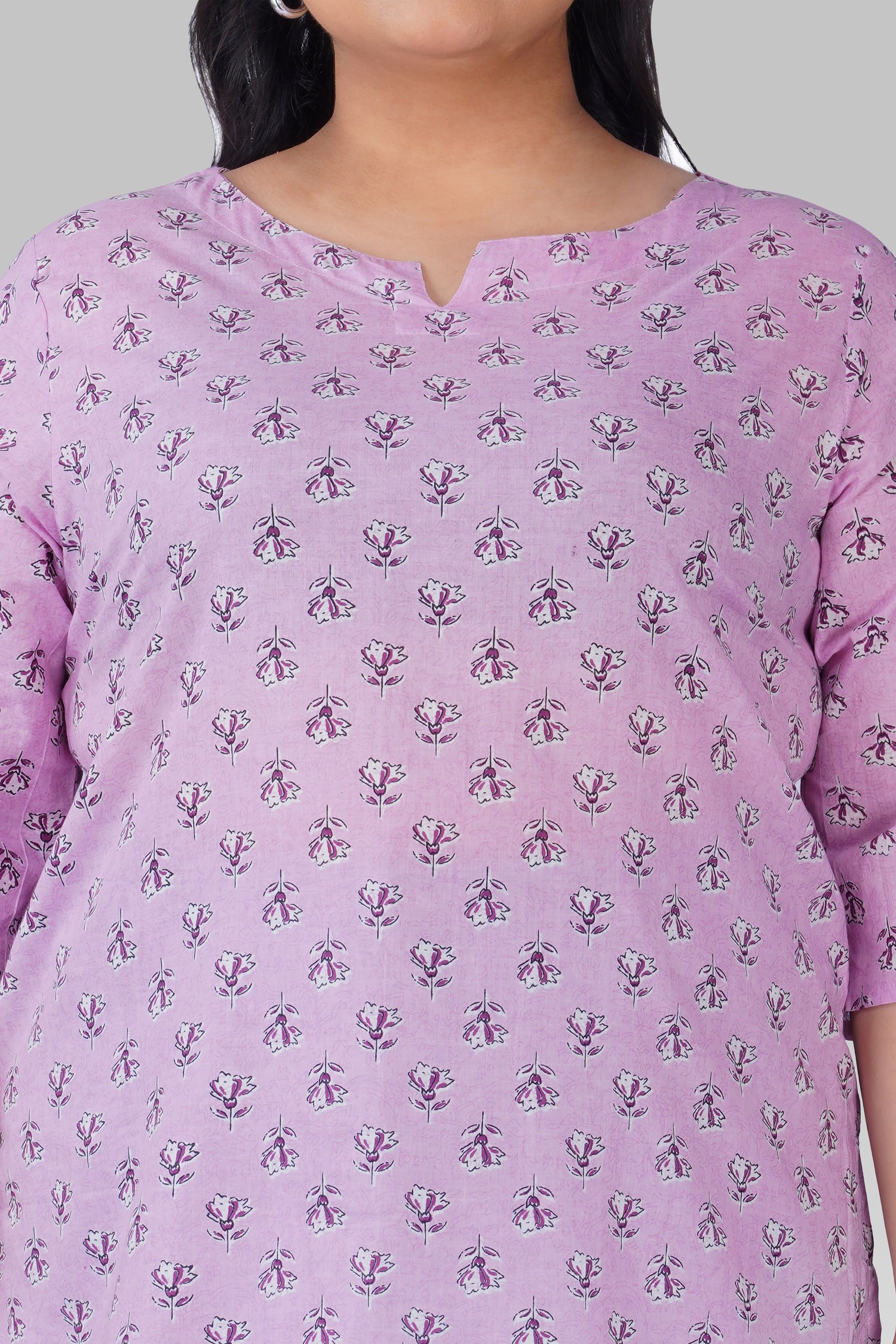 Cotton Candy Plus Size Cotton Printed Kurti