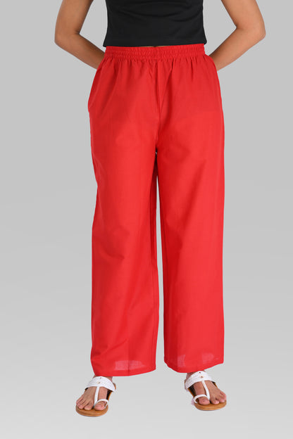 Dark Imperial Blue Cotton Printed Kurta Set