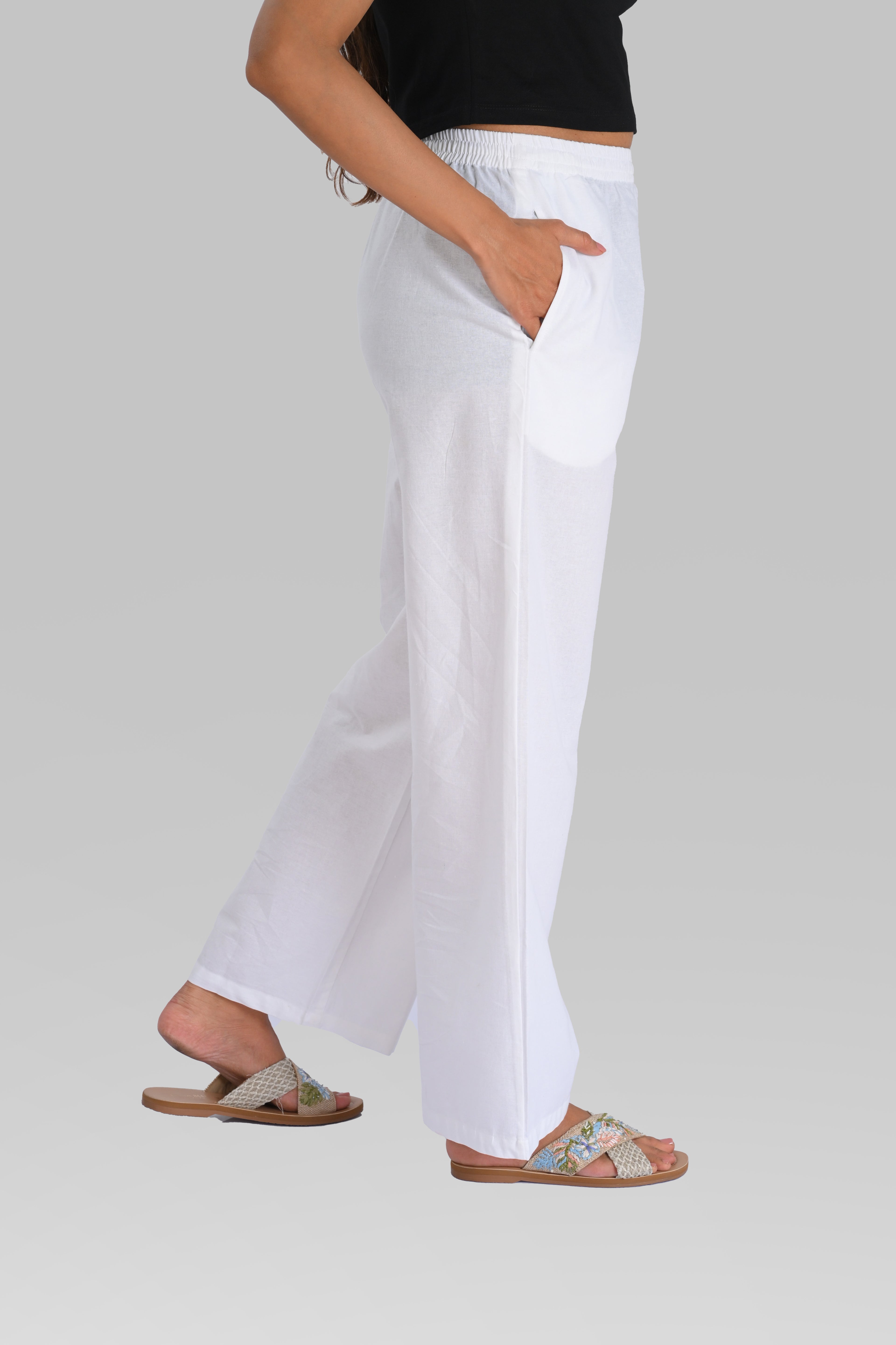 Dark Midnight Blue Cotton Printed Kurta Set