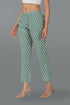 Dark Sea Green Cotton Printed Bottom