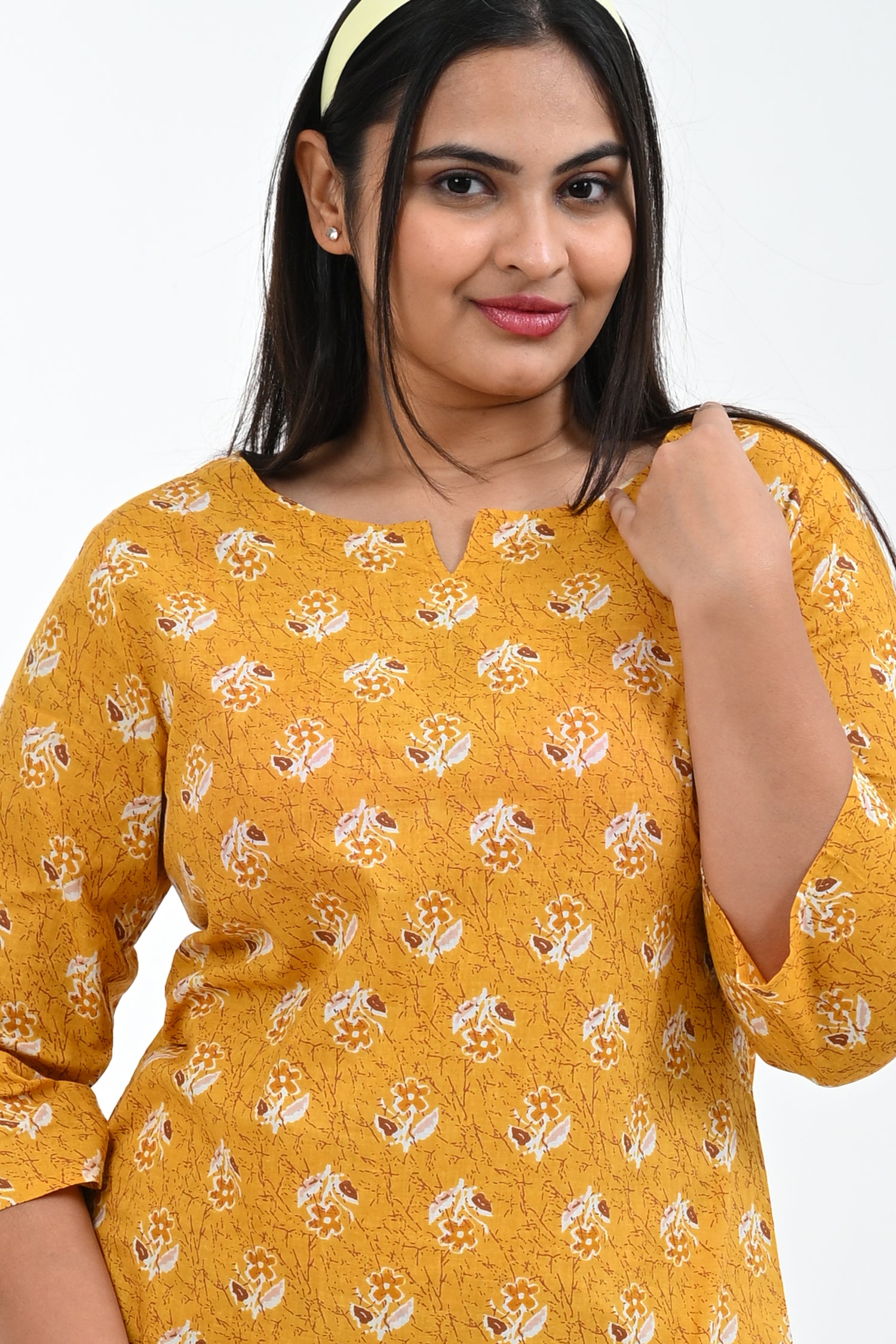 Fire Bush Cotton Printed Pyjama Set