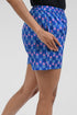 Fun Blue Cotton Printed Shorts