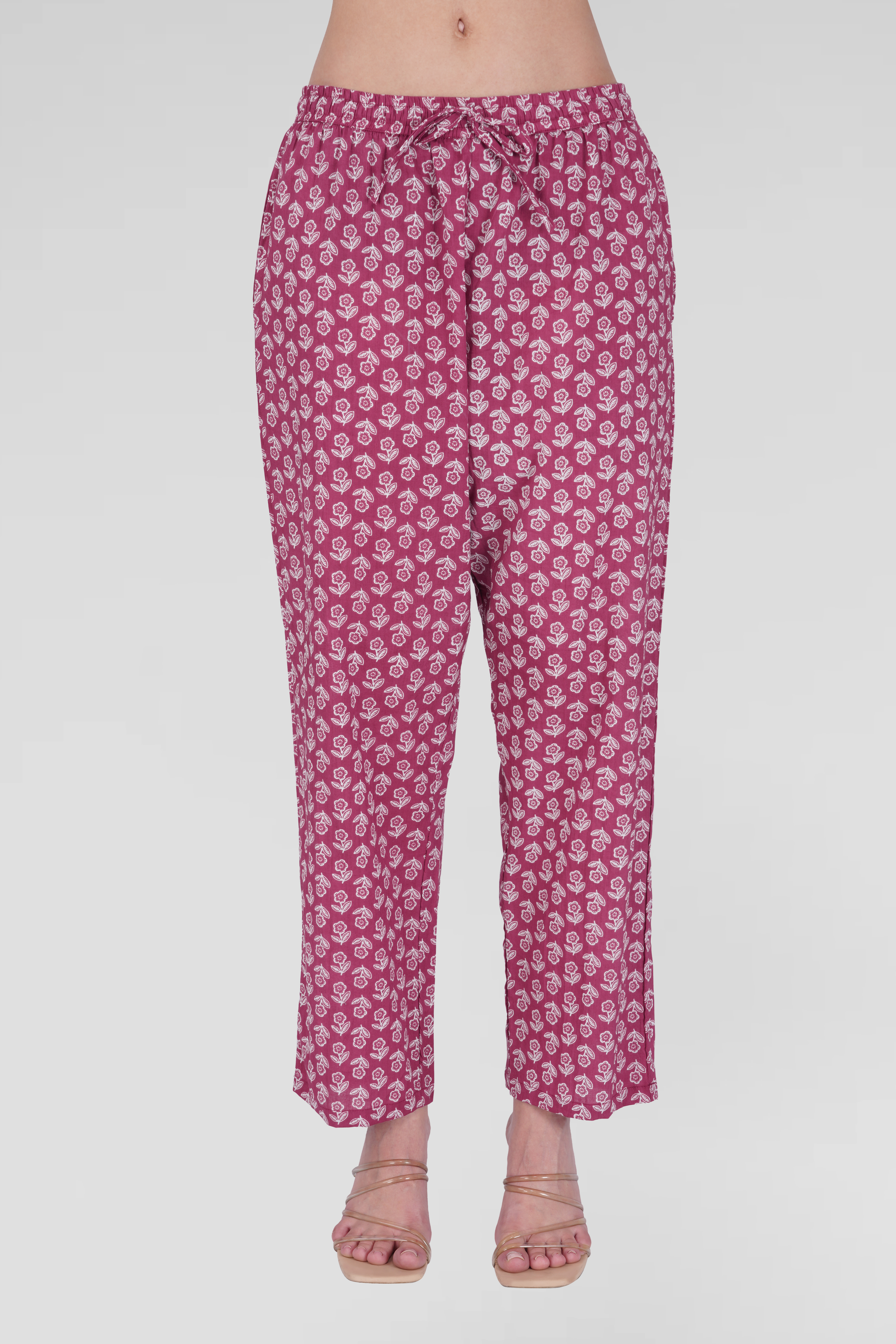 Grape Kiss Cotton Printed Pyjama Set