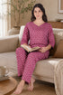 Grape Kiss Cotton Printed Pyjama Set