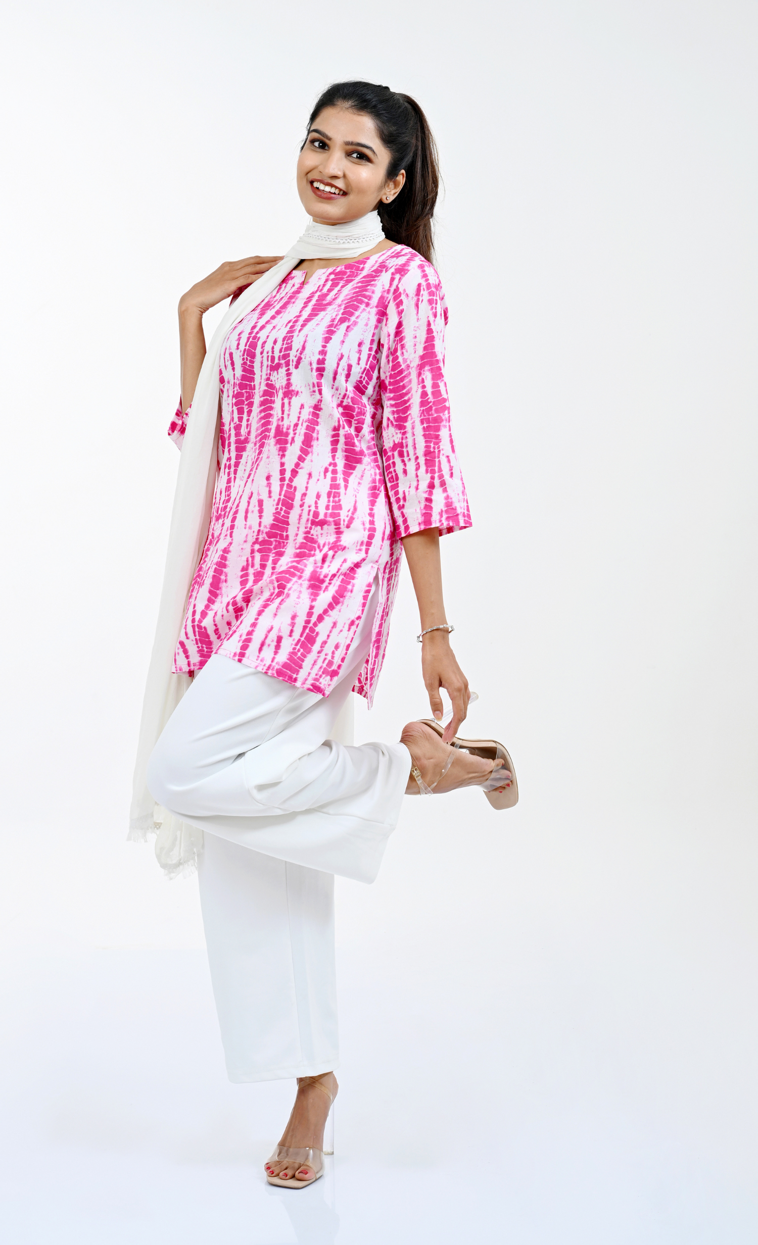 Hibiscus Cotton Printed Pyjama Set