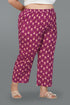 Mulberry Plus Size Cotton Printed Bottom