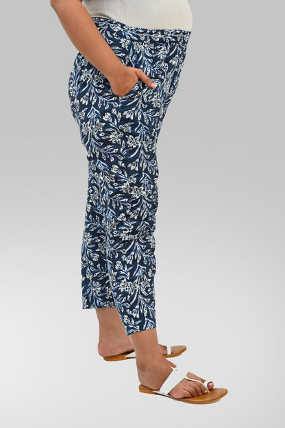 Maternity and Feeding Kurta Set in Blue