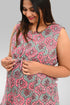 Maternity and Feeding Kurta Set in Rose