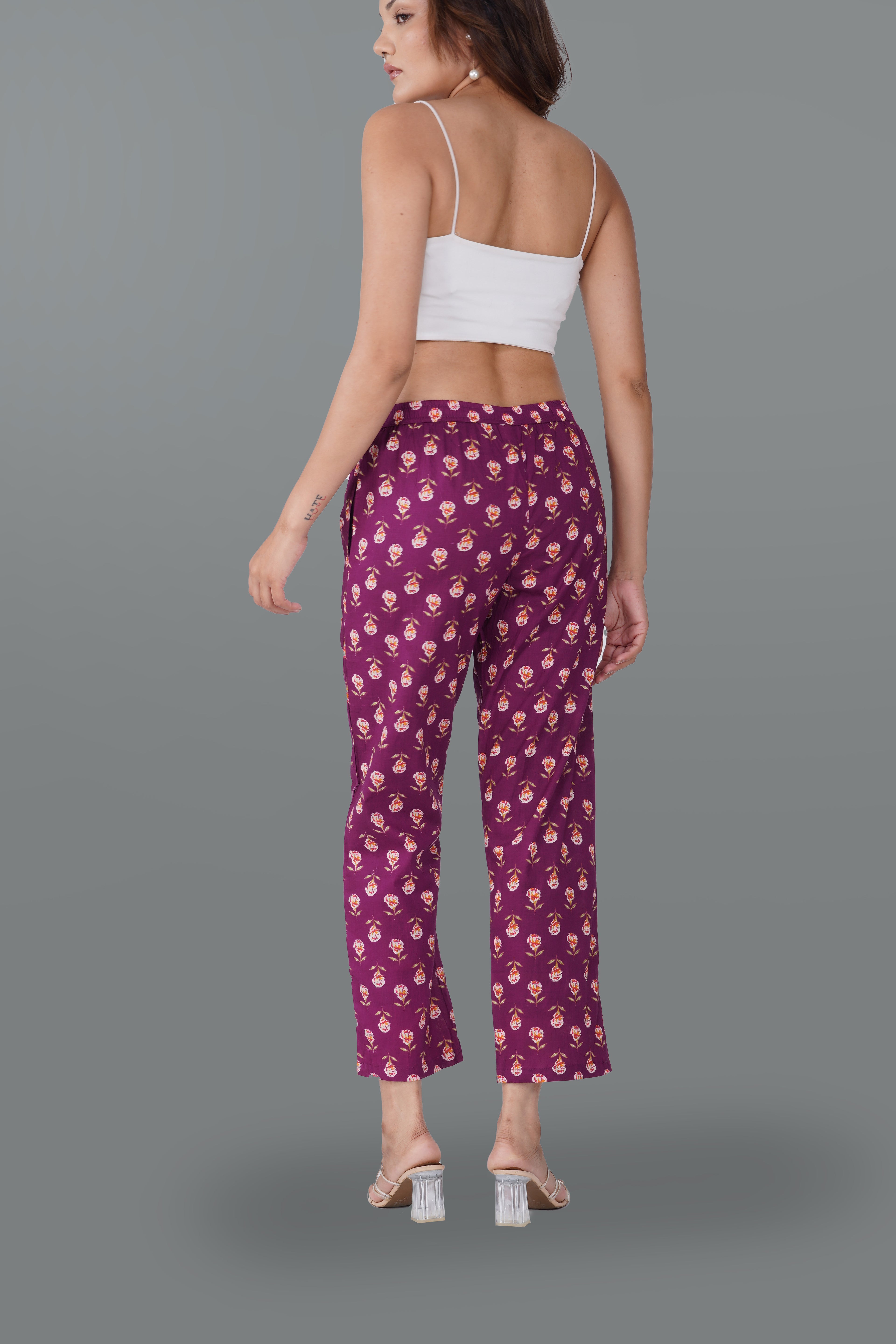 Mulberry Cotton Printed Bottom