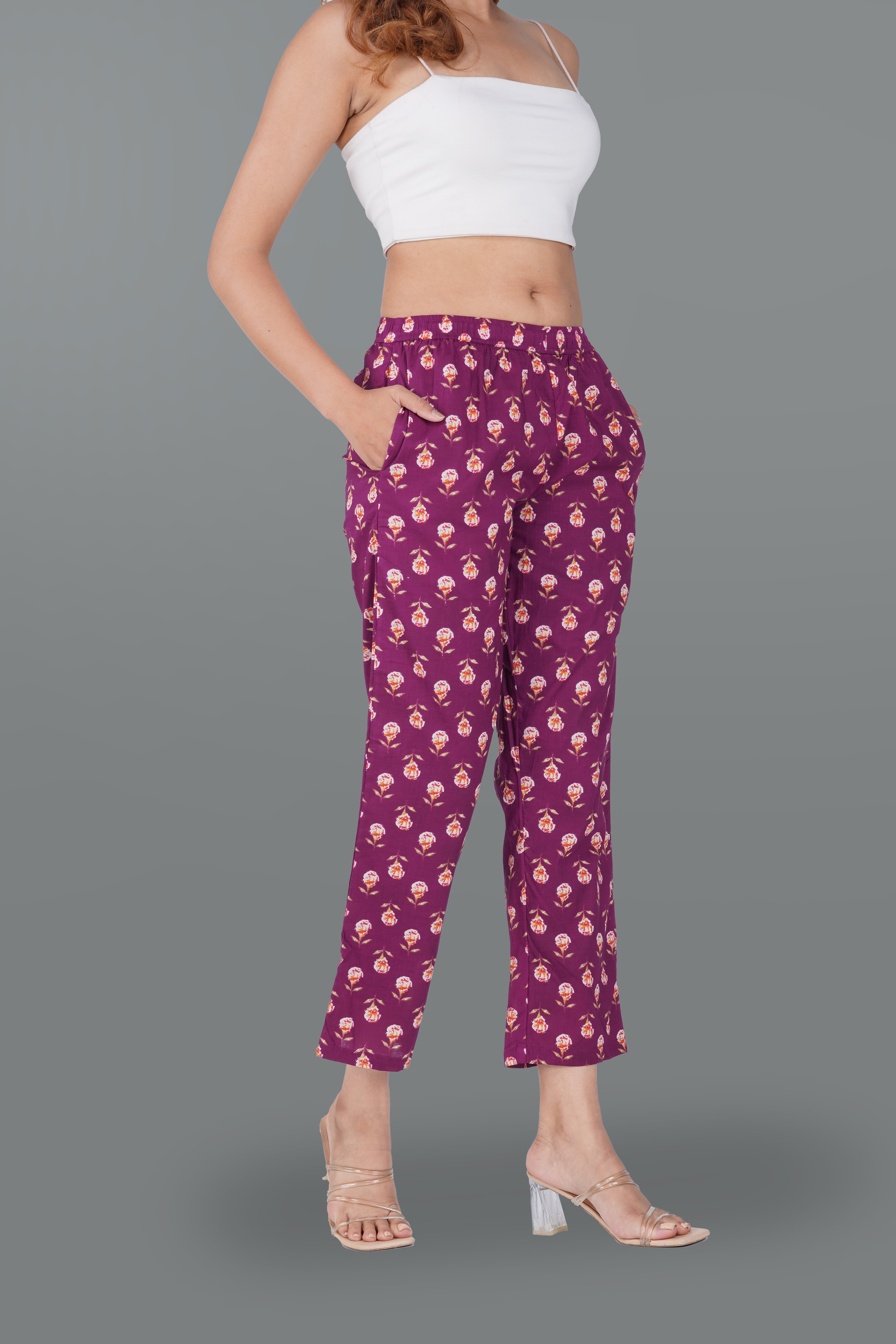 Mulberry Cotton Printed Bottom