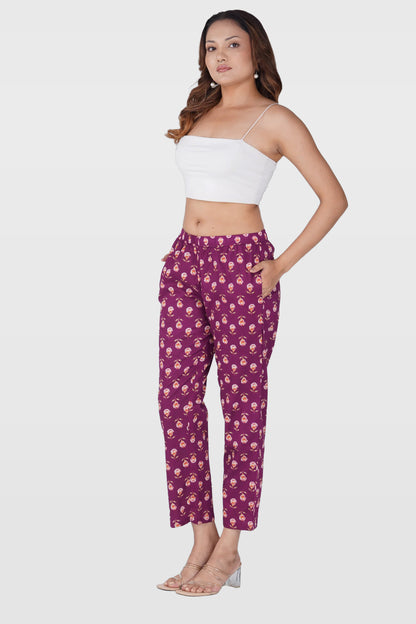 Mulberry Cotton Printed Bottom