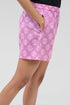 Pink Cotton Printed Shorts