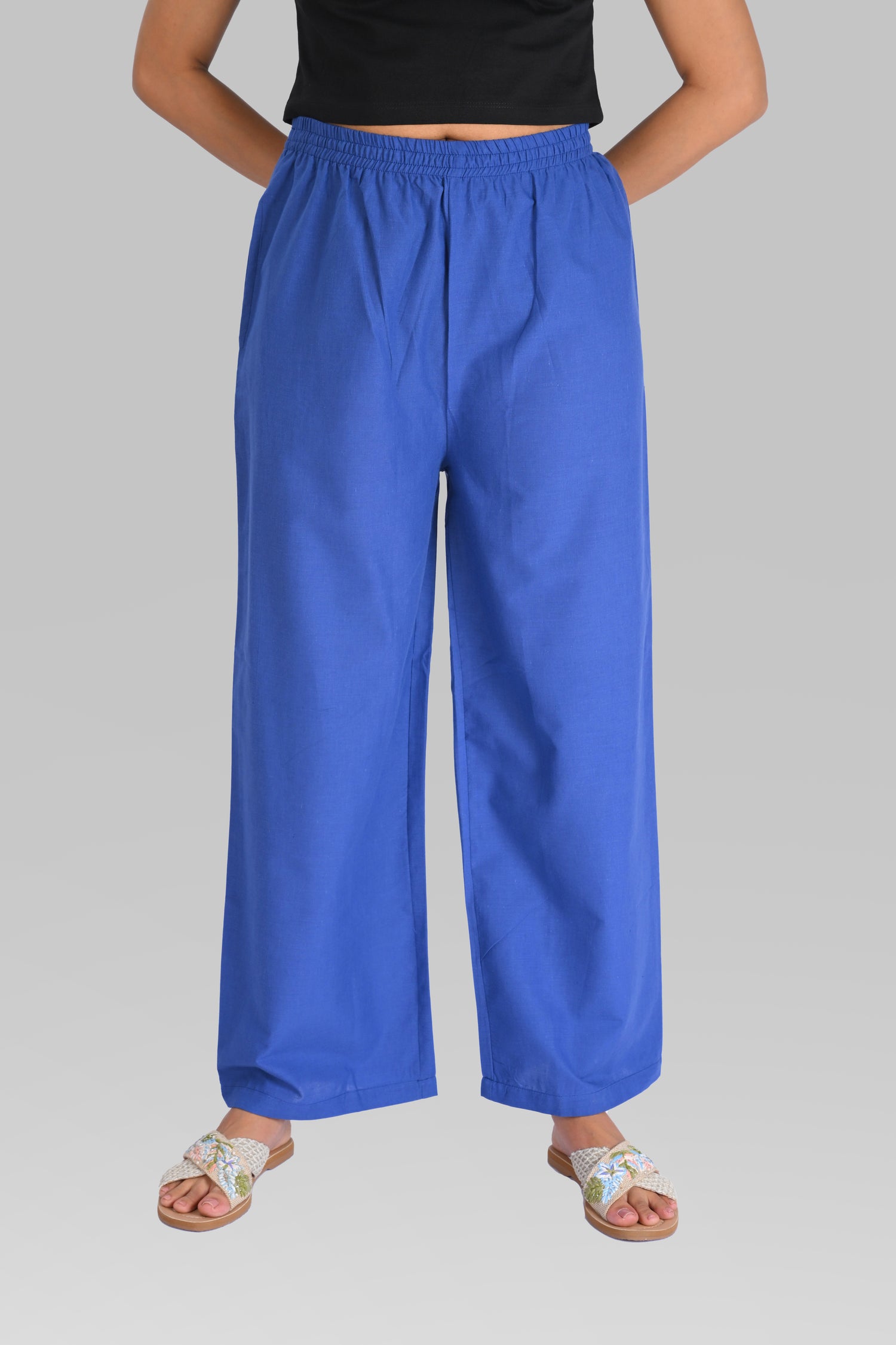 White Cotton Printed Kurta Set