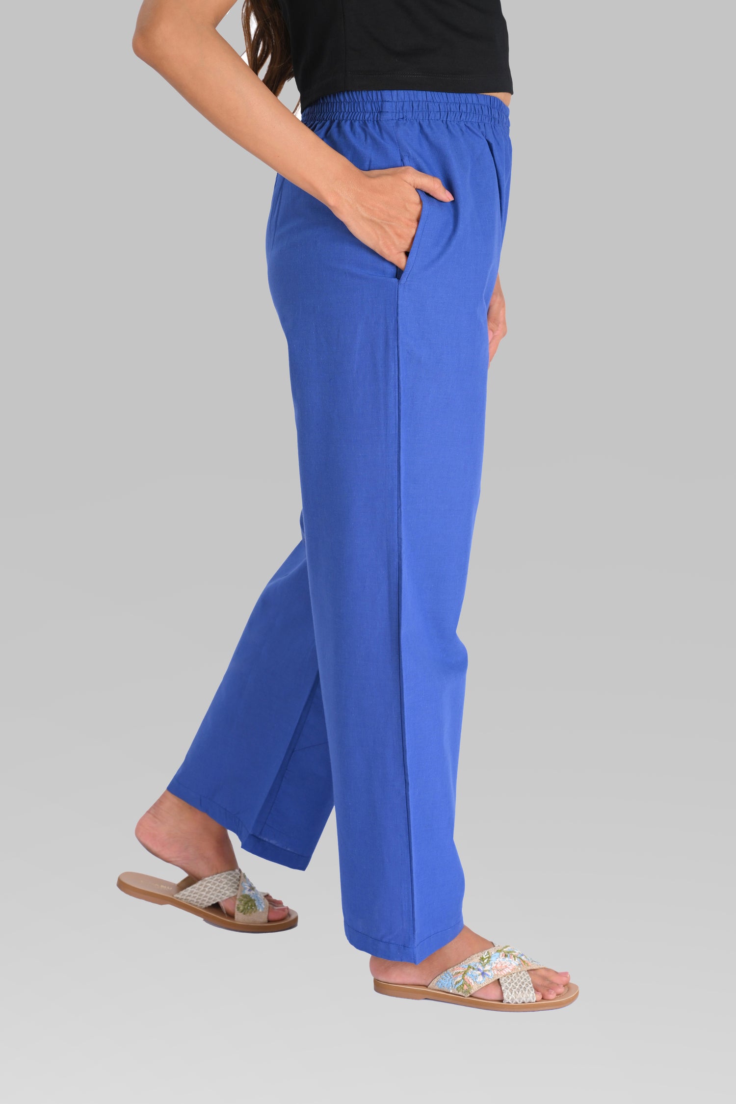 White Cotton Printed Kurta Set