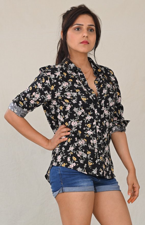 In Love Floral Shirt- 30looks