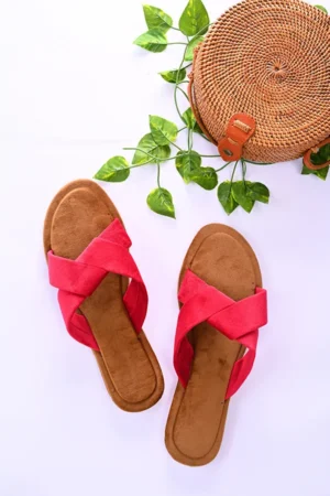 Fuschia Strappy Sandals