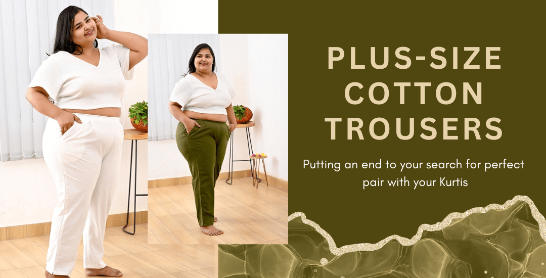 Buy online Plus Size Trouser Pant Women from bottom wear for Women by  Cotrel for 659 at 56 off  2023 Limeroadcom