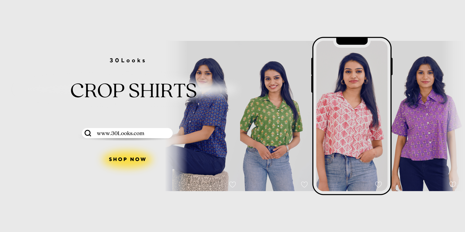 Styling Tips for 30Looks’ Printed Crop Shirts